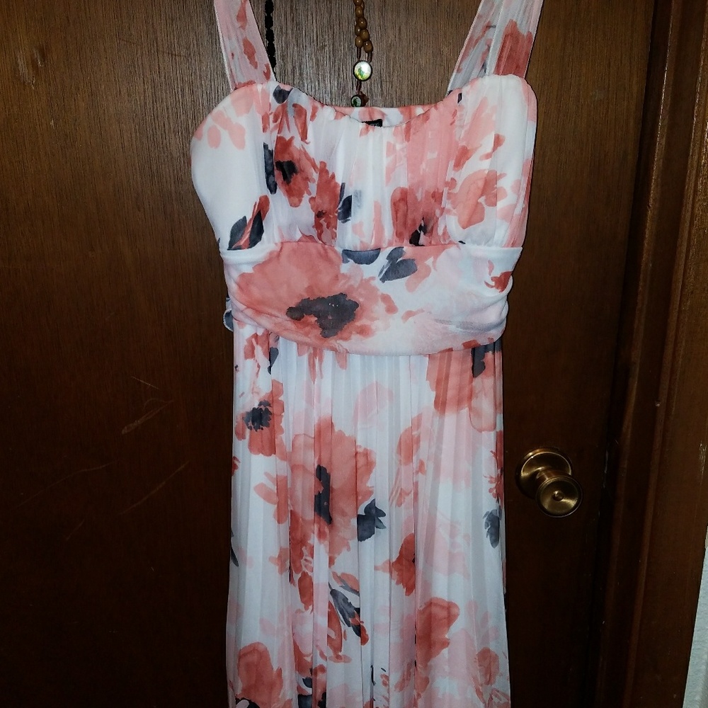 Watercolor Floral Dress